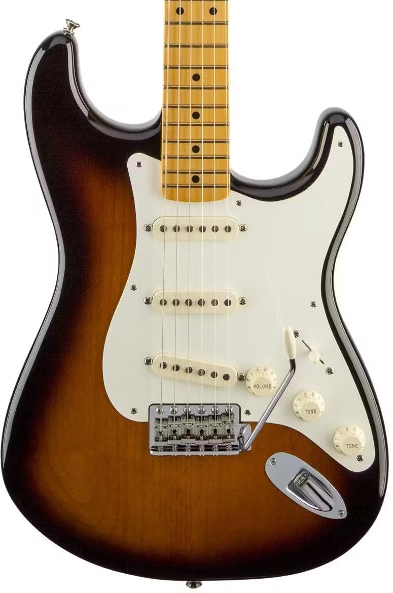 Fender Eric Johnson Stratocaster in 2 Colour Sunburst in stock