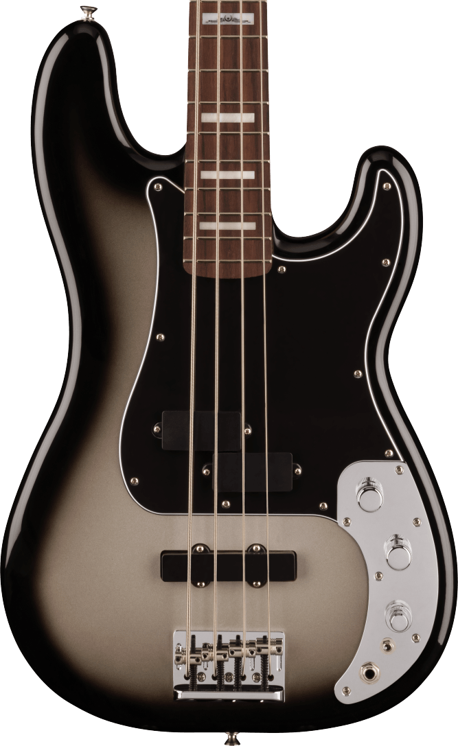 Fender Troy Sanders Signature Precision Bass Guitar in Silverburst in stock