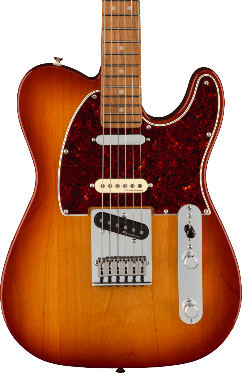 Fender Player Plus Nashville Telecaster Electric Guitar in Sienna Sunburst in stock