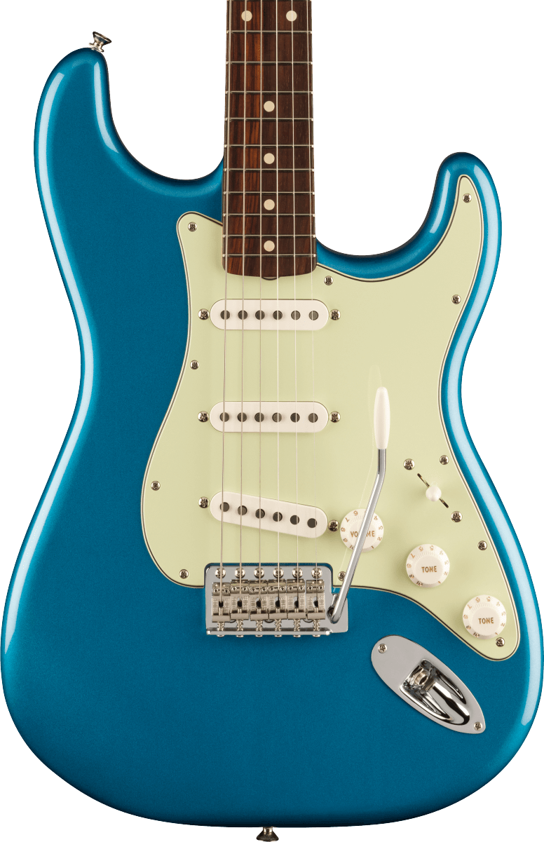 Fender Vintera II '60s Stratocaster Electric Guitar in Lake Placid Blue in stock