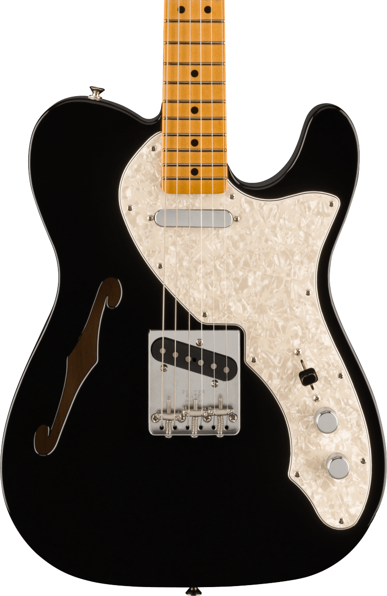 Fender Vintera II '60s Telecaster Thinline Electric Guitar in Black in stock