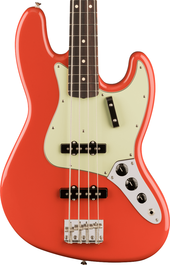 Fender Vintera II '60s Jazz Bass in Fiesta Red in stock