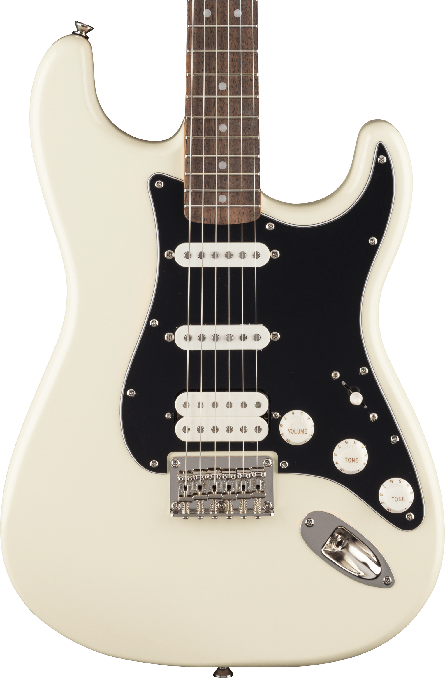 Squier Classic Vibe '70s Stratocaster Hardtail Electric Guitar in Olympic White in stock - Image 1