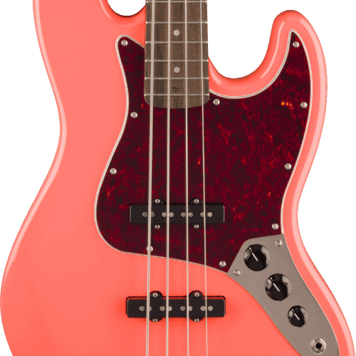 Squier Classic Vibe '60s Jazz Bass in Tahitian Coral in stock