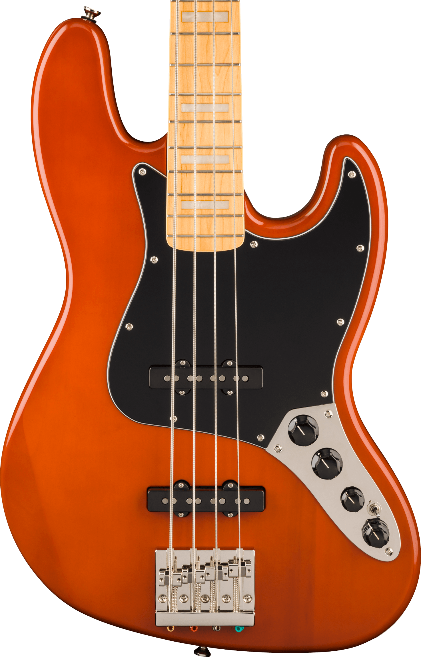 Squier Classic Vibe Active '70s Jazz Bass in Mocha in stock - Image 1