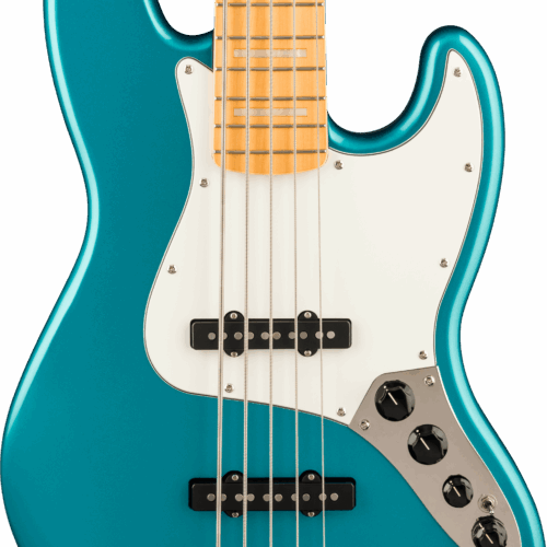 Squier Classic Vibe Active '70s Jazz Bass V in Ocean Turquoise in stock