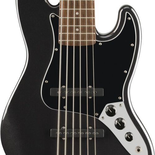 Squier Affinity Series Jazz Bass VI in Black Metallic in stock