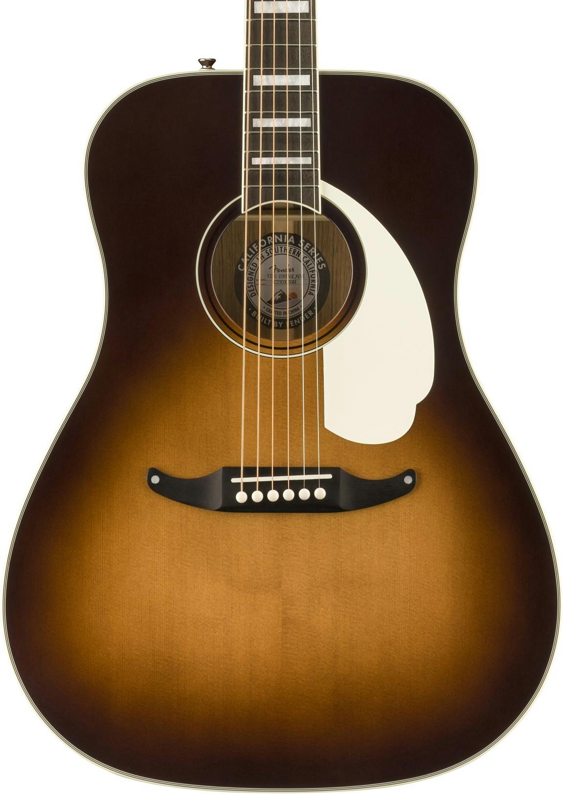 Fender King Vintage Electro Acoustic Guitar in Mojave in stock