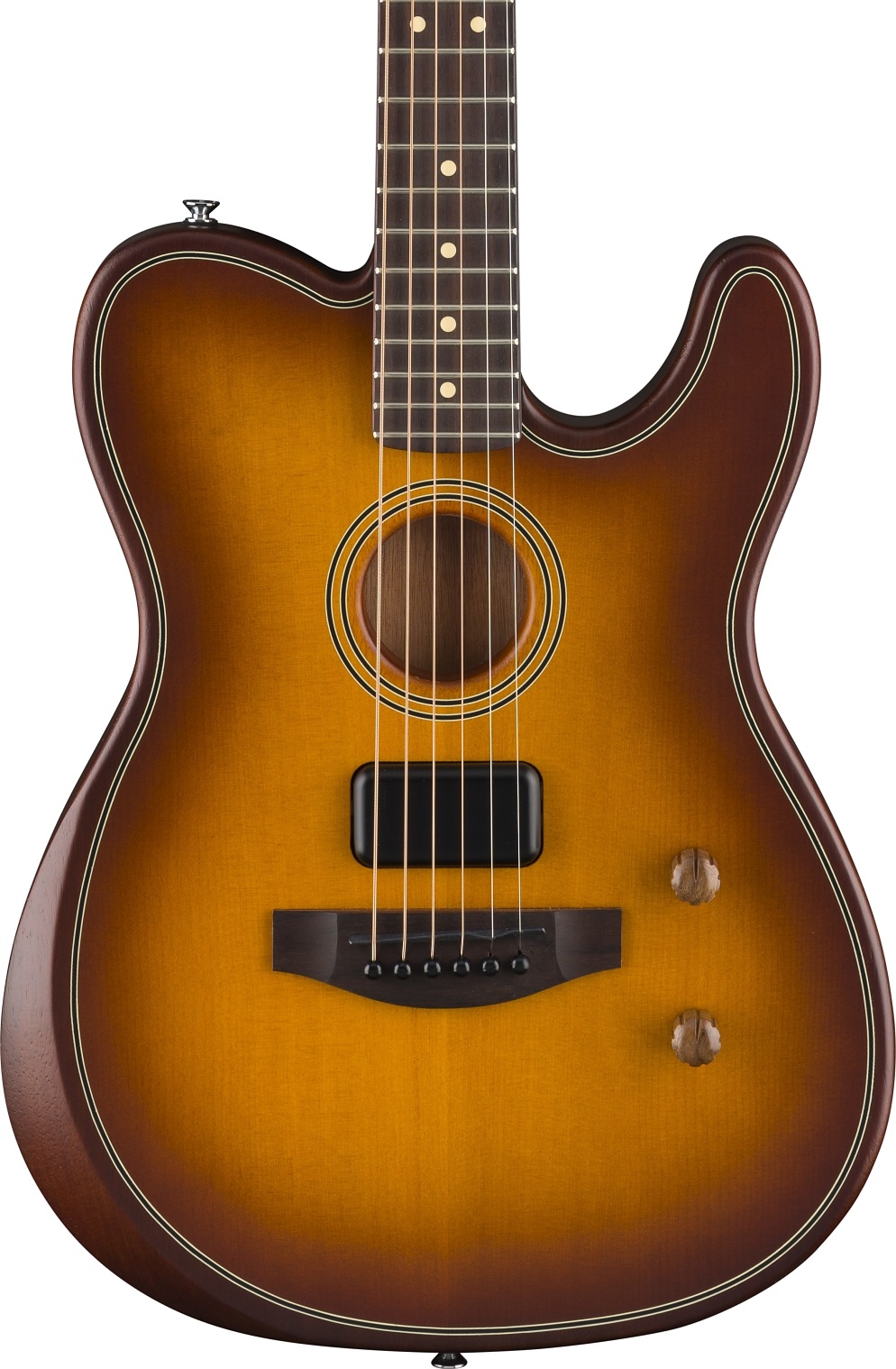 Fender Acoustasonic Standard Telecaster in Honey Burst in stock
