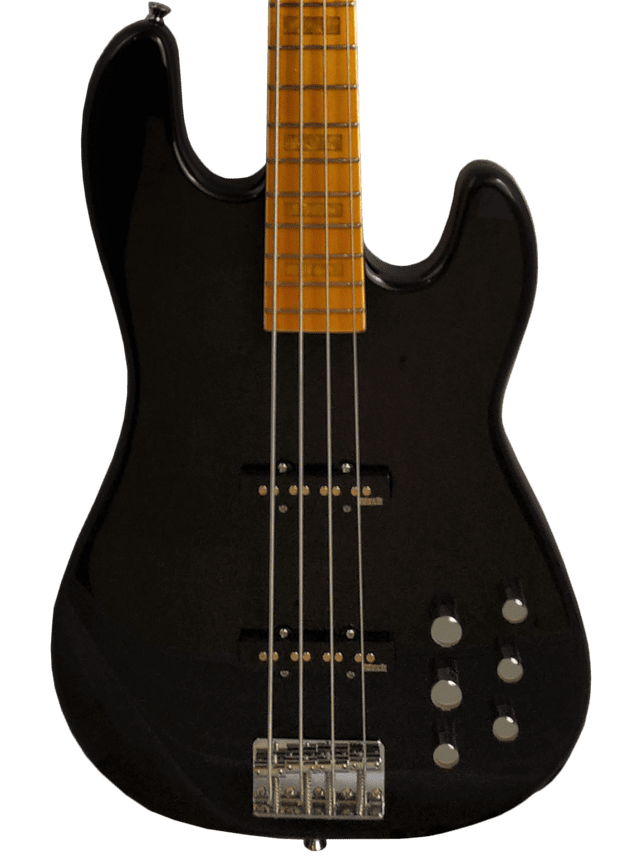 Markbass MB GV 4 Gloxy 4-String Bass Guitar in Black, Maple Fretboard in stock