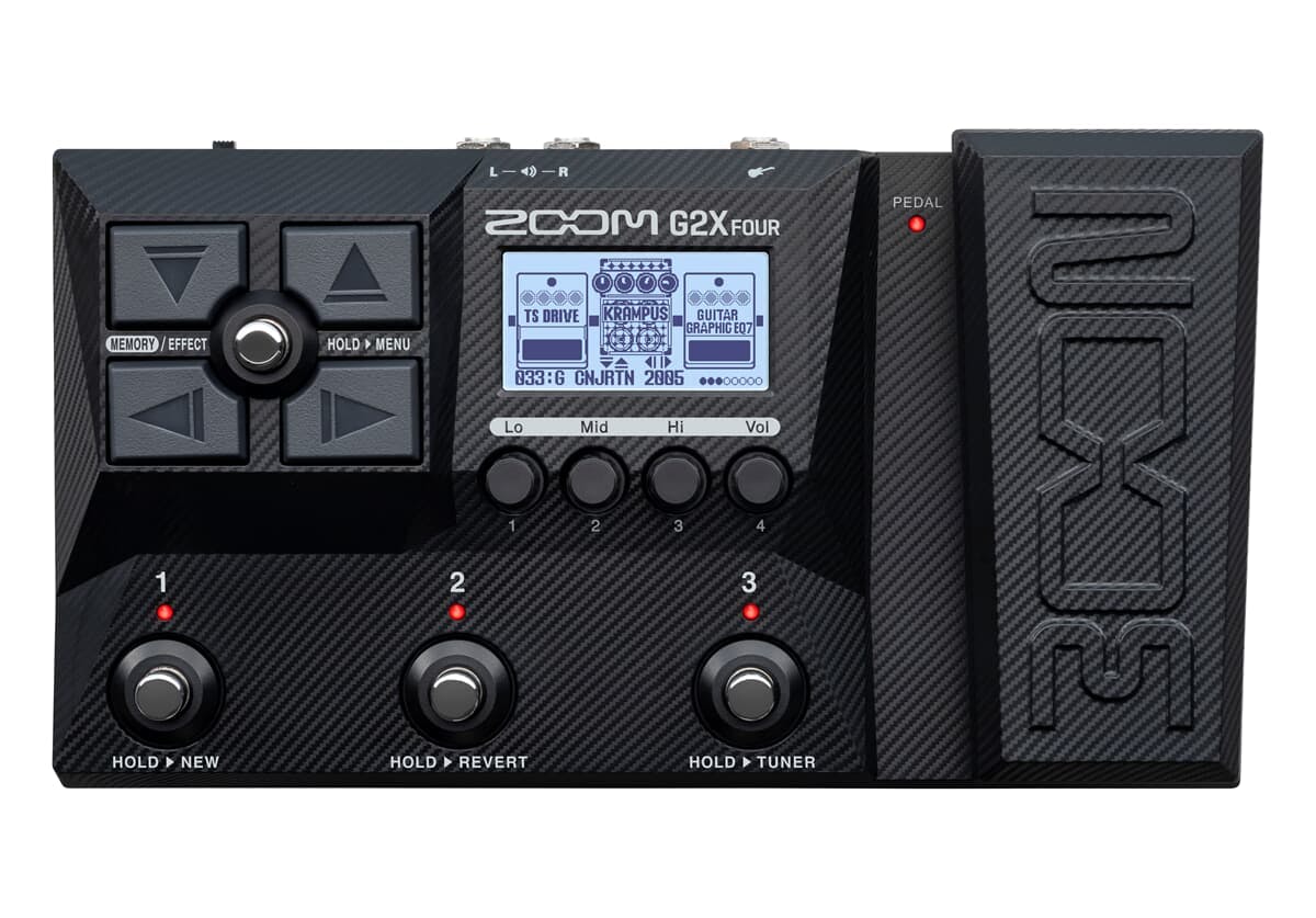Zoom G2X Four Guitar Multi-FX Processor Pedal in stock - Image 1