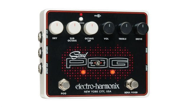Electro Harmonix Soul POG Overdrive and Octave Pedal in stock