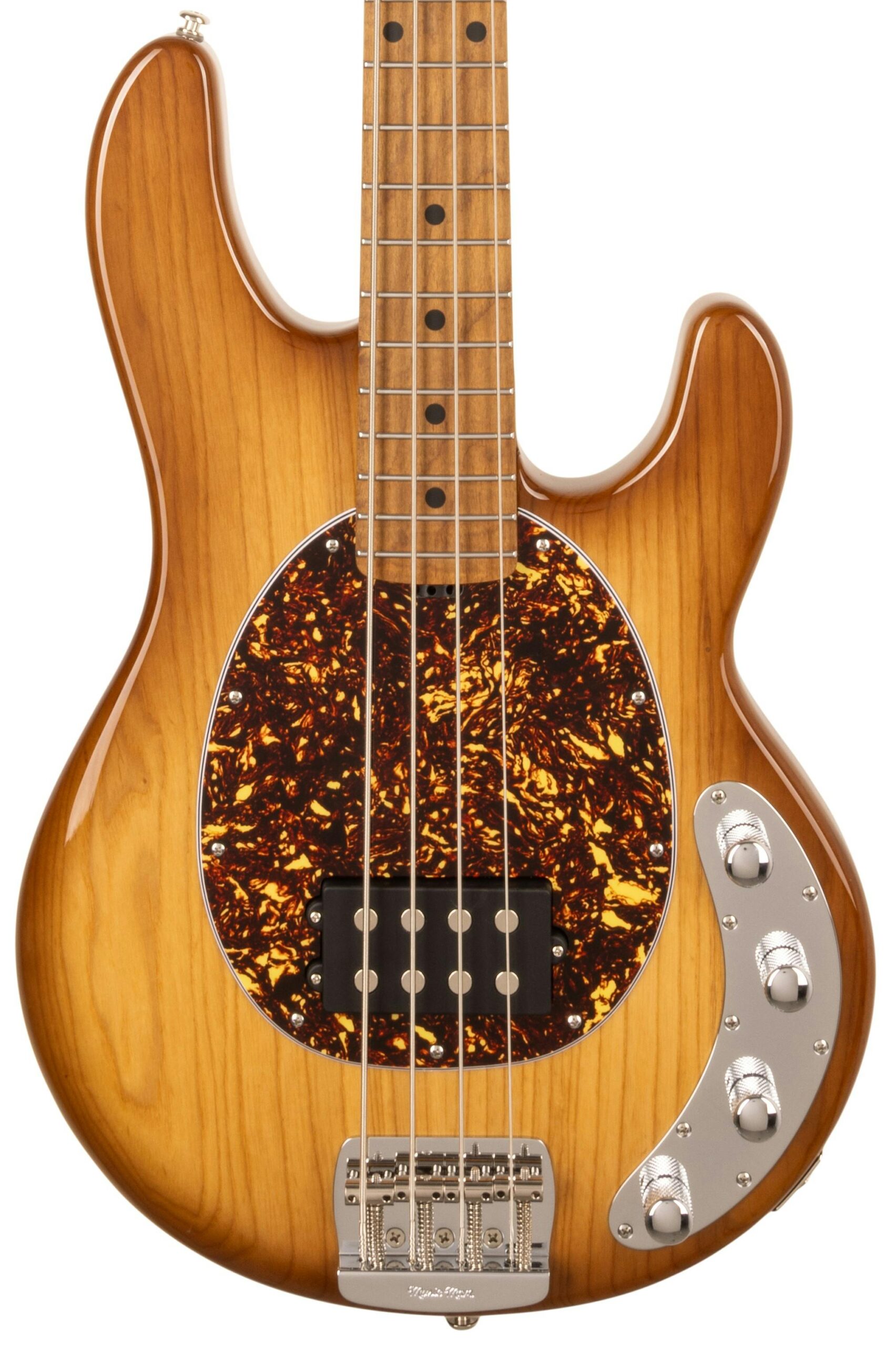 Music Man StingRay Special - Hot Honey - Roasted Maple/Maple - Shell PG - Chrome in stock