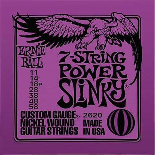 Ernie Ball 7 String Power Slinky Set 11-58 in stock