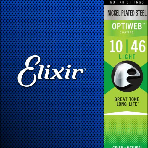 Elixir - Electric Optiweb Light 10 - 46 in stock