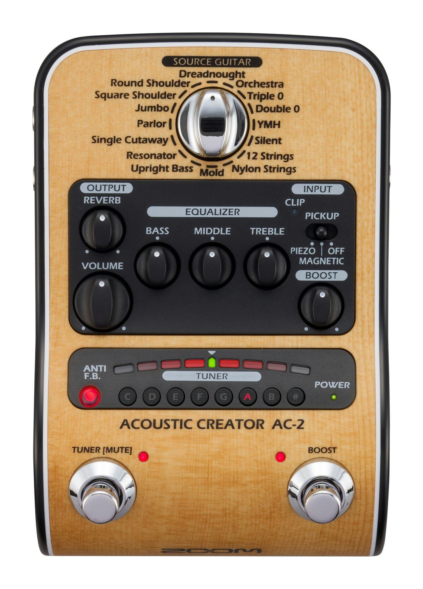 Zoom AC-2 Acoustic Guitar FX Pedal out of stock - Image 1