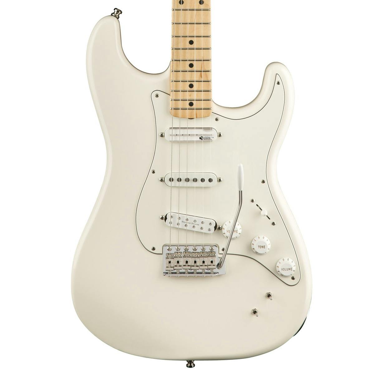 Fender Ed O'Brien Stratocaster Maple Neck Olympic White in stock