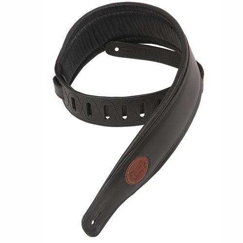 Levy MSS1BLK Strap Black Leather in stock