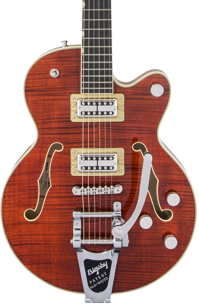 Gretsch G6659TFM Players Edition Broadkaster Jr. Center Block Single-Cut with Bigsby in Bourbon Stain in stock