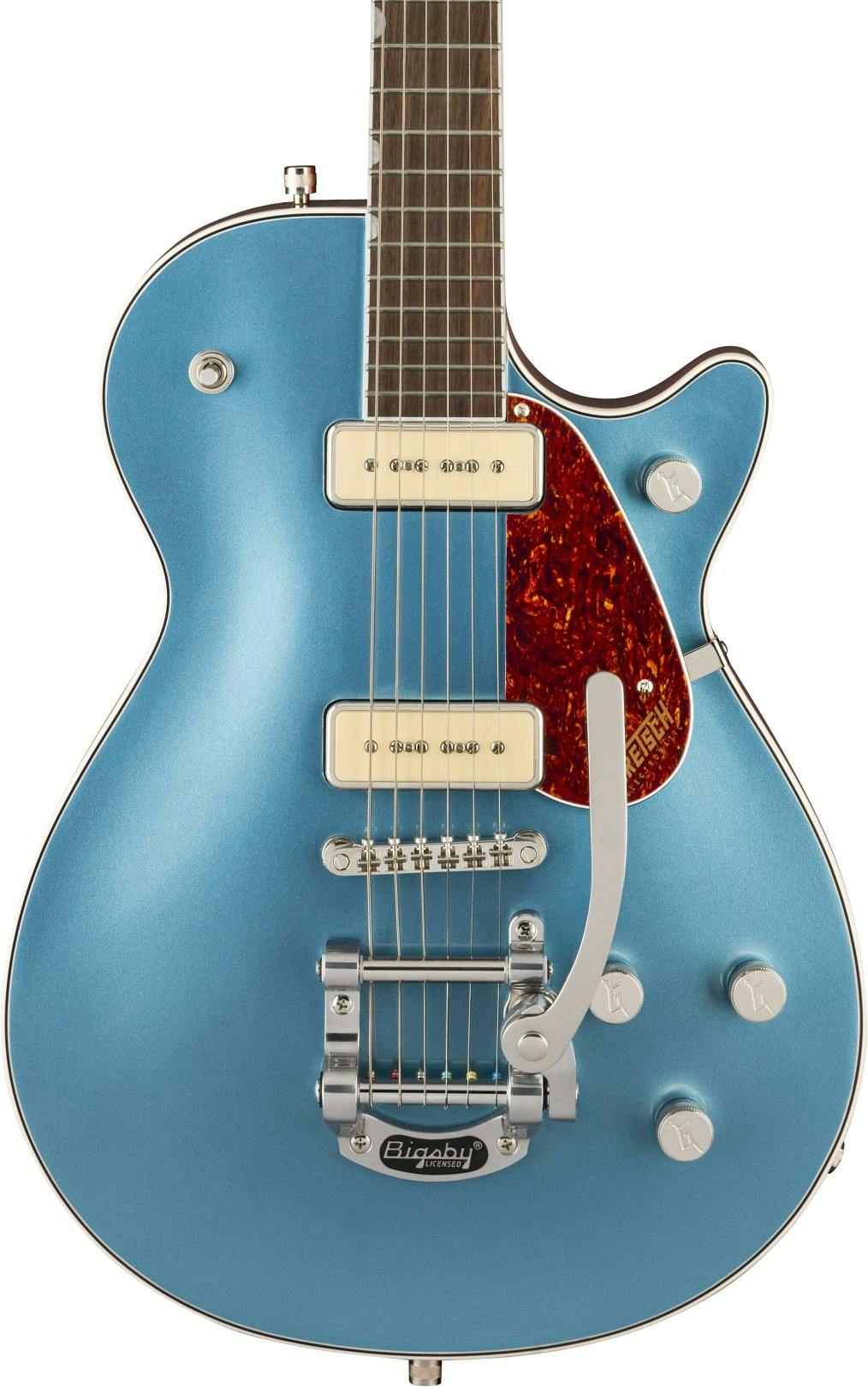 Gretsch G5210T P90 Electromatic Jet Two 90 Single Cut Electric Guitar in Mako with Bigsby in stock
