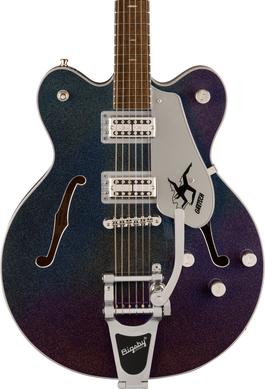 Gretsch Electromatic John Gourley Broadkaster Electric Guitar in Iridescent Black in stock