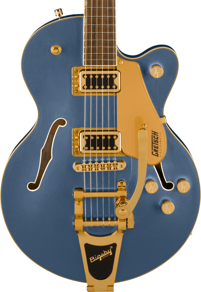 Gretsch G5655TG Electromatic Center Block Jr. Single-Cut Electric Guitar with Bigsby in Cerulean Smoke in stock