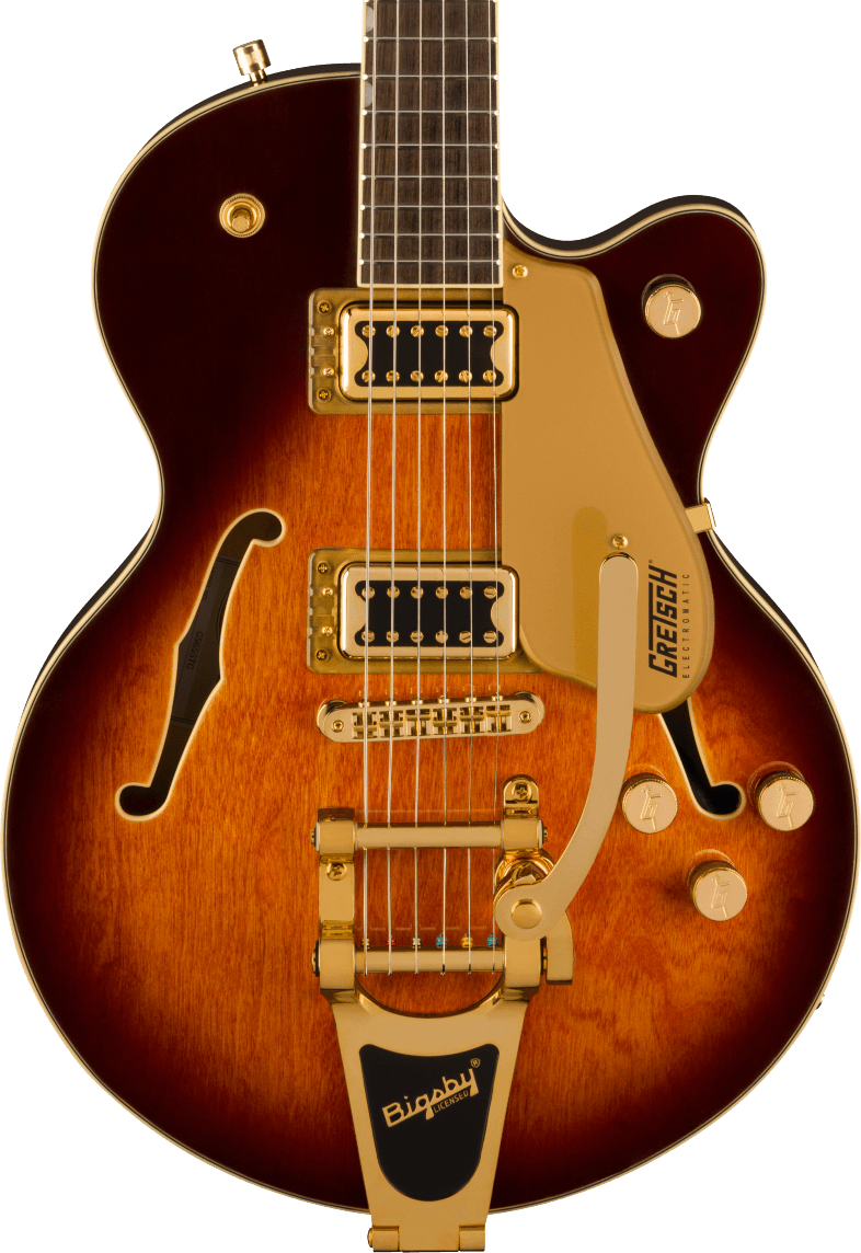 Gretsch G5655TG Electromatic Center Block Jr. Single-Cut Electric Guitar with Bigsby in Single Barrel Burst in stock