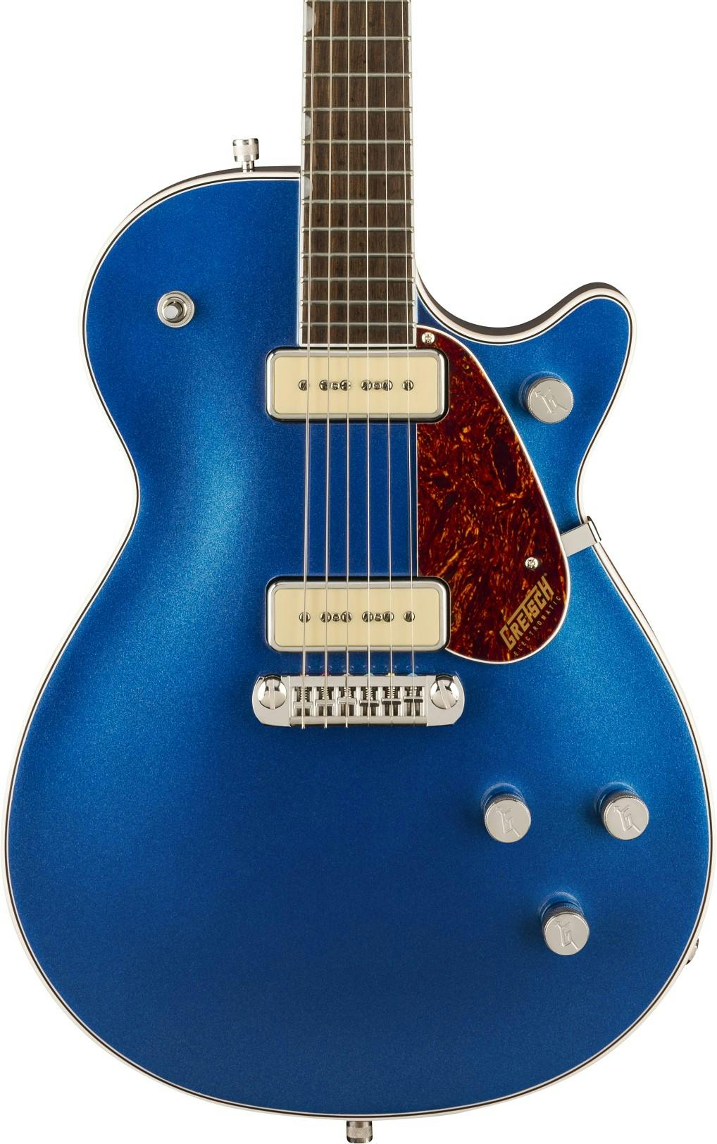 Gretsch G5210 P90 Electromatic Jet Two 90 Single Cut Electric Guitar in Fairlane Blue in stock