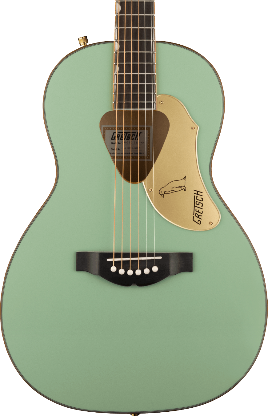 Gretsch G5021E Rancher Penguin Parlor Acoustic-Electric Mint Metallic in stock