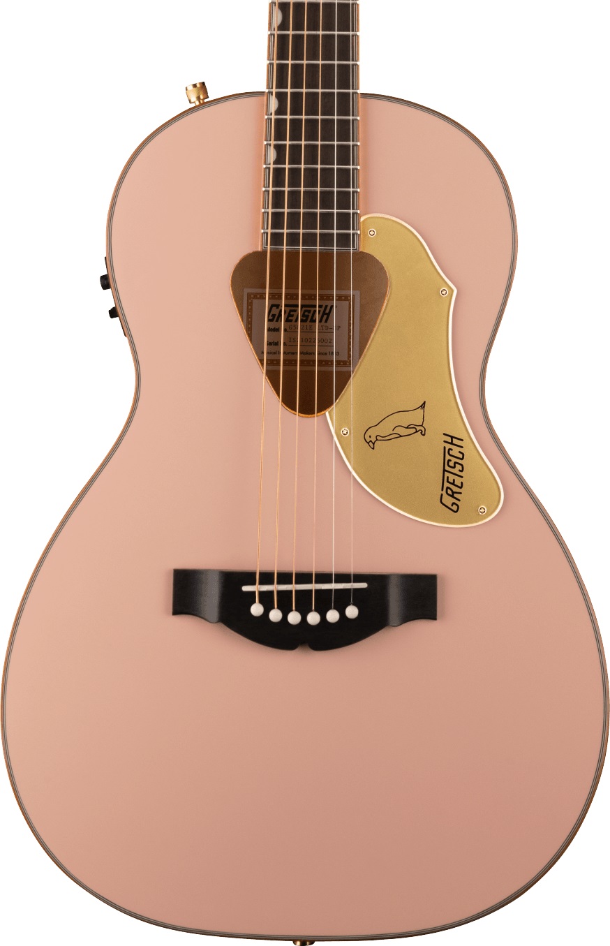 Gretsch G5021E Rancher Penguin Parlour Electro-Acoustic in Shell Pink in stock