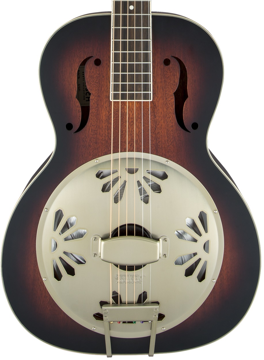 B Stock : Gretsch G9241 Alligator Biscuit Round-Neck Resonator Guitar 001 in stock