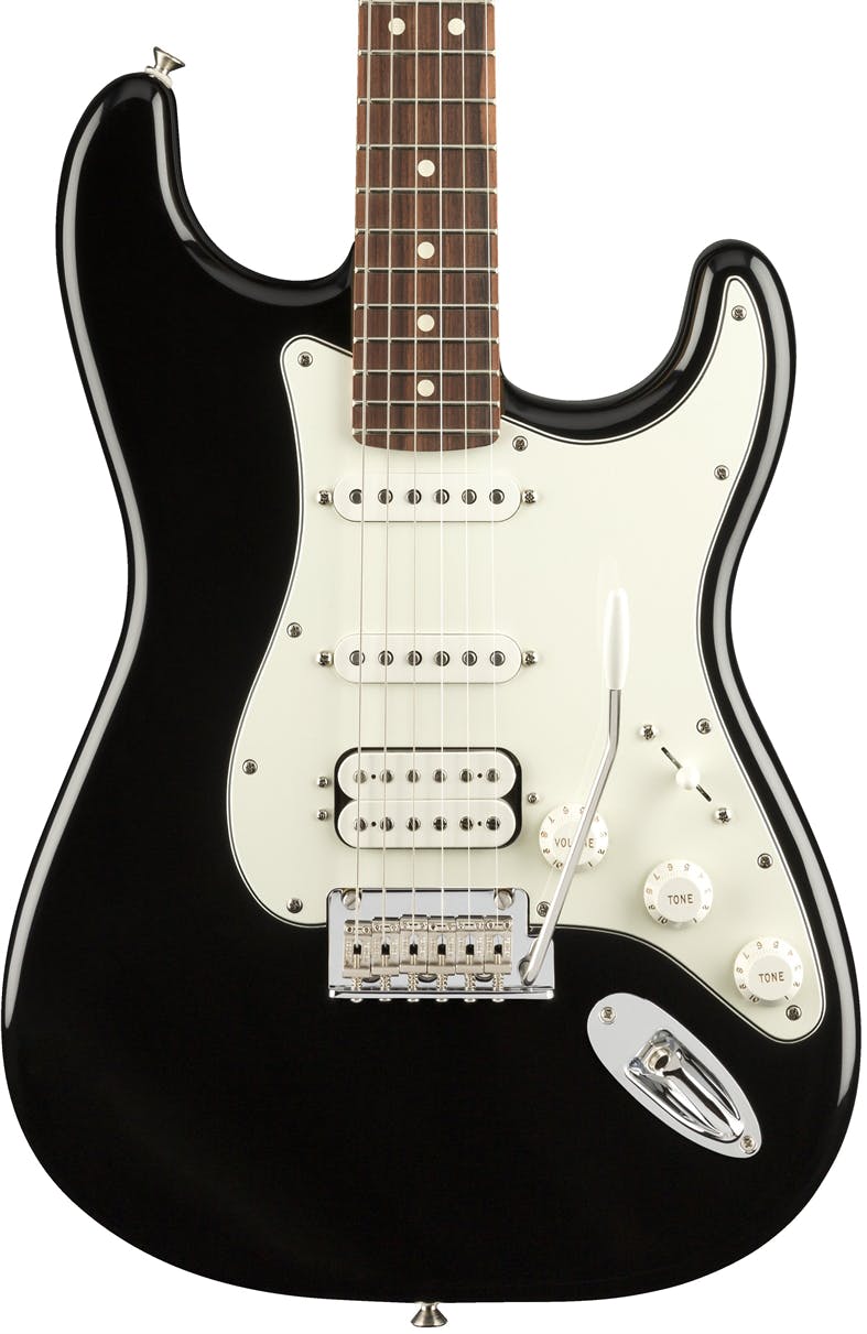 Fender Player Stratocaster HSS Black Pau Ferro fretboard in stock