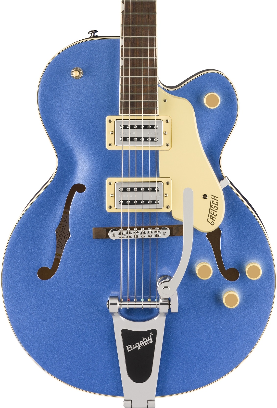 Gretsch G2420T Streamliner Hollow-Body Electric Guitar with Bigsby in Fairlane Blue in stock