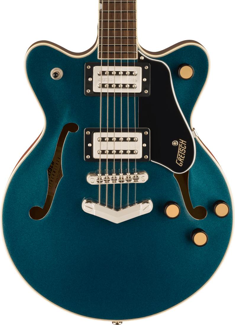 Gretsch G2655 Streamliner Center Block Jr. Double-Cut Electric Guitar with V-Stoptail in Midnight Sapphire in stock