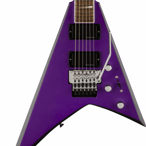 Jackson X Series Rhoads RRX24 Electric Guitar in Purple Metallic with Black Bevels in stock
