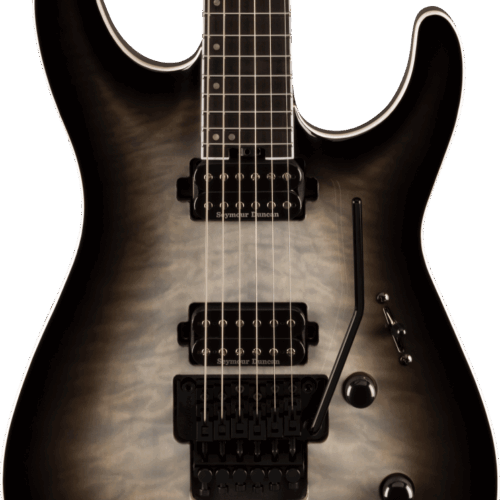 Jackson Pro Plus Series Dinky DKAQ Electric Guitar in Ghost Burst in stock