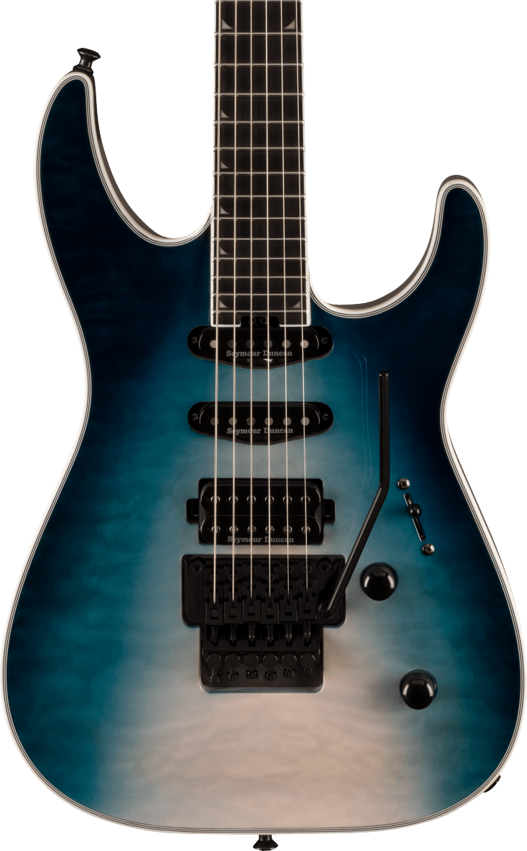 Jackson Pro Plus Series Soloist SLA3Q Electric Guitar in Polar Burst in stock