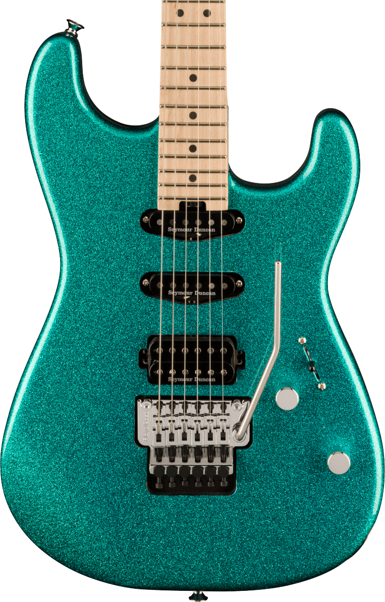 Charvel Pro-Mod San Dimas Style 1 HSS FR M Electric Guitar in Aqua Flake in stock