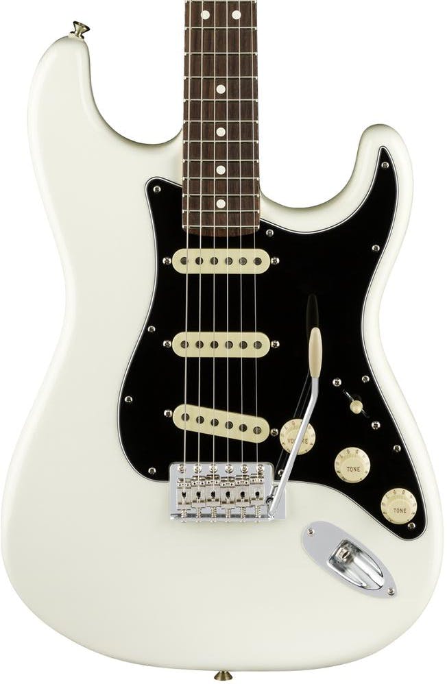 Fender American Performer Strat in Arctic White in stock