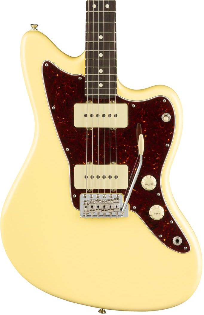 Fender American Performer Jazzmaster in Vintage White in stock
