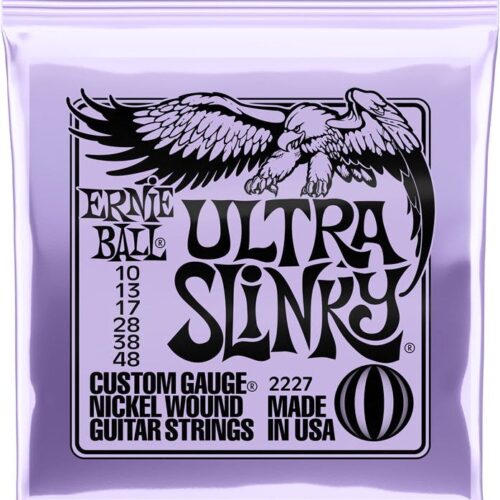 Ernie Ball Ultra Slinky 10 - 48 Electric Guitar Strings in stock