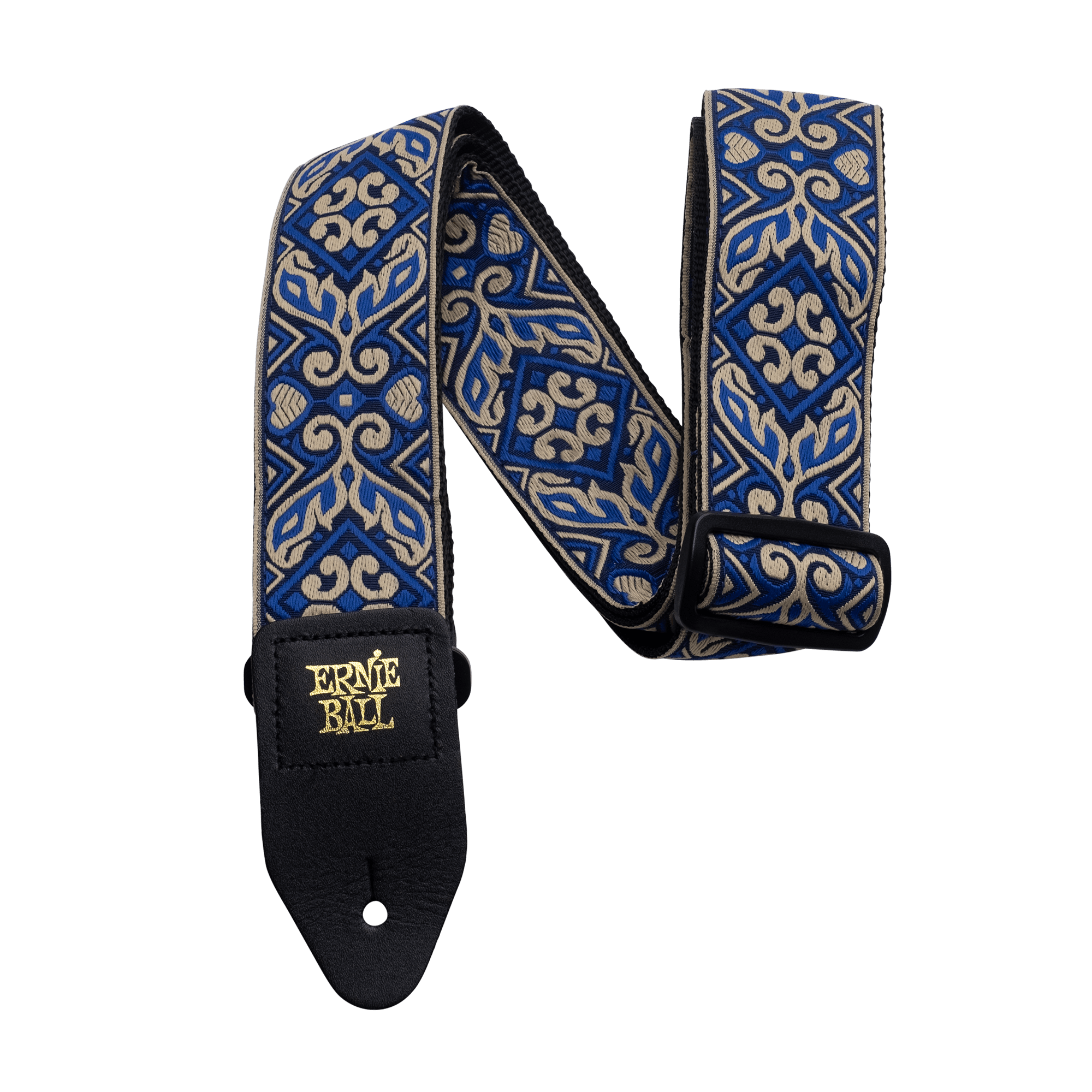 Ernie Ball Classic Jacquard Guitar Strap in Tribal Blue in stock