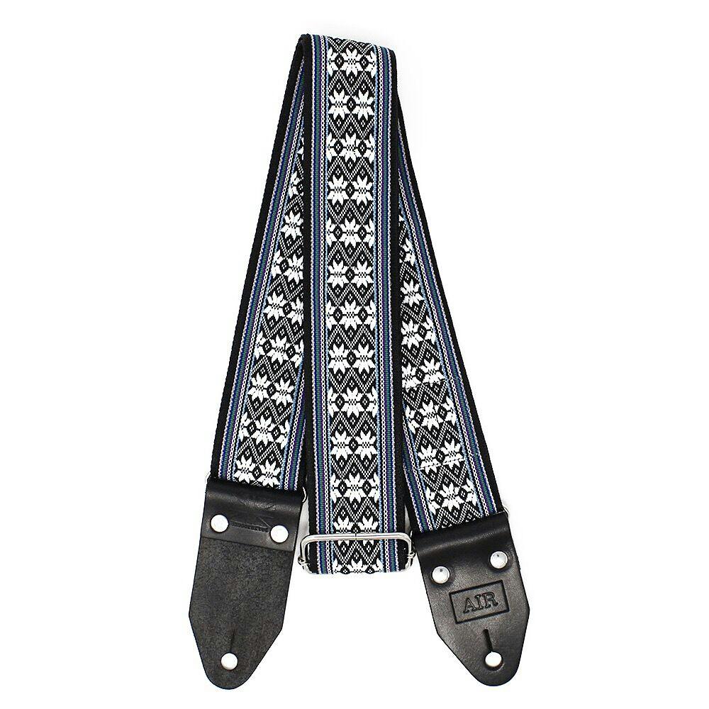Air Straps Limited Edition Handcrafted 'Black Ice' Guitar Strap in stock