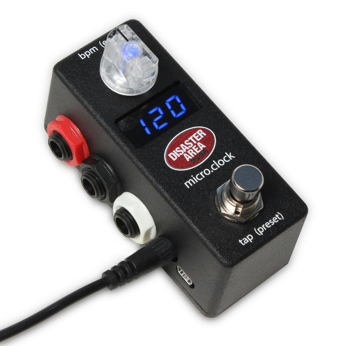 Disaster Area micro.clock Tap Tempo Controller for Guitar Pedals preorder