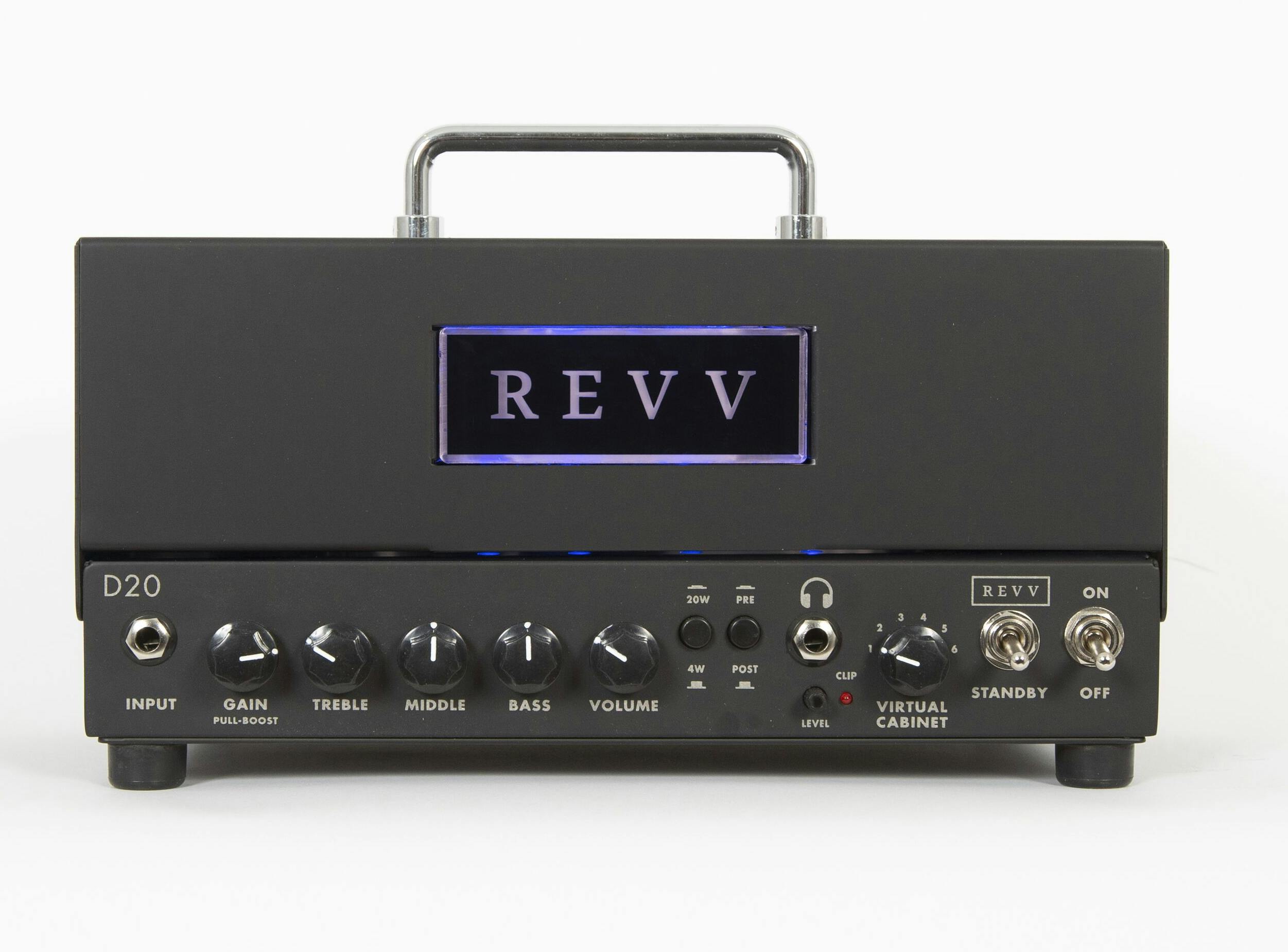 Revv D20 20w Lunchbox Tube Amp with built in Two notes Torpedo Reactive Load and Cab Simulation in stock - Image 1