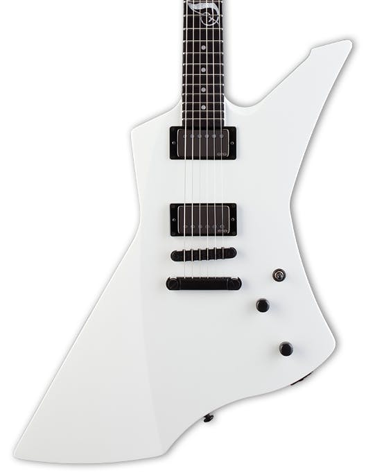 ESP LTD Snakebyte James Hetfield Signature Guitar in Snow White in stock