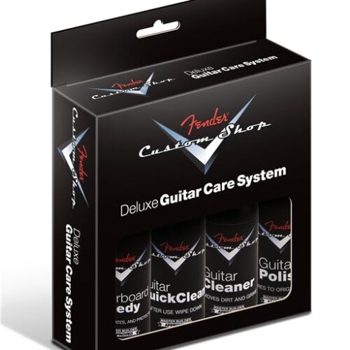 Fender Custom Shop DLX Guitar Care Kit 4 Pack in stock