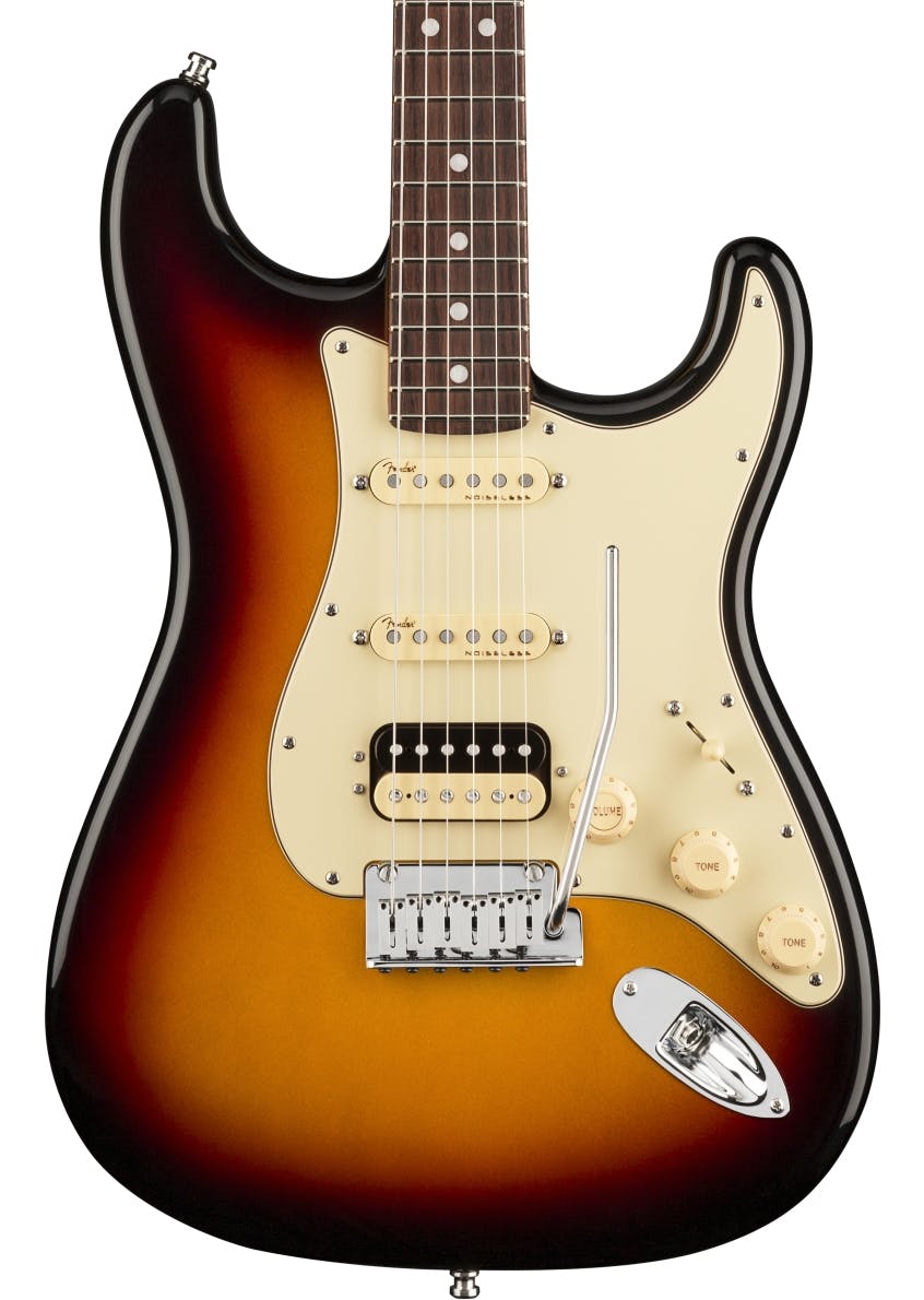 Fender American Ultra Stratocaster HSS Rosewood Fingerboard In Ultraburst in stock