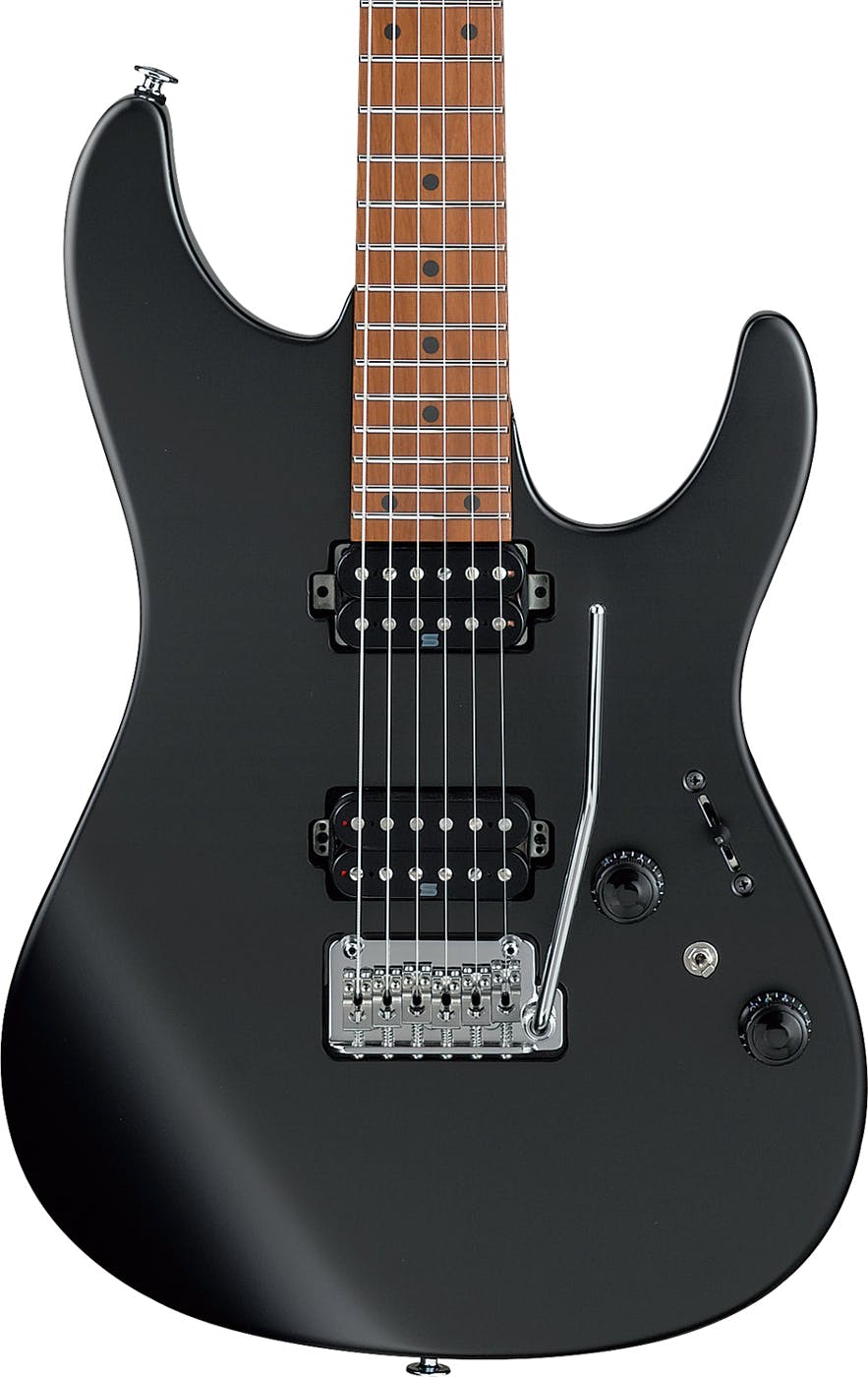 Ibanez AZ2402-BKF Prestige Electric Guitar In Black Flat in stock - Image 1