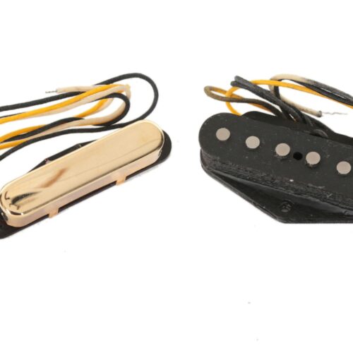 Monty's Danish Pete Honoré Signature DP51T Telecaster Pickup Set in Gold in stock
